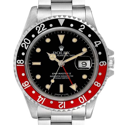 rolex gmt master ii black red|Rolex GMT Master price.